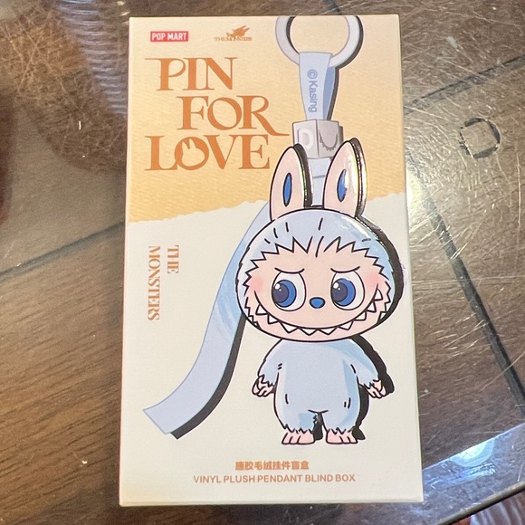 The Monsters LABUBU Pin For Love series. “M” - Picture 1 of 3